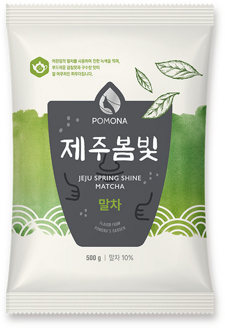 포모나 제주봄빛 말차 파우더 500g, 1개입, 1개