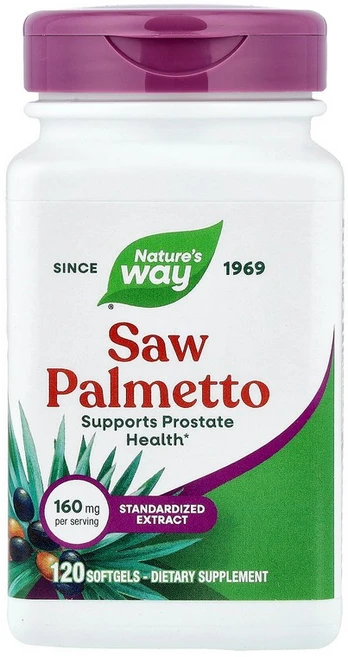 Nature's Way Saw Palmetto 160 mg 120 Softgels, 120 Count, 1개, 120정 - 쿠팡