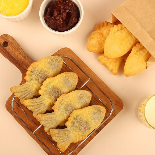 [마녀바스켓] 속이 꽉찬 용궁에서 온 붕어빵 (팥1050g+슈크림1050g), 1.1kg, 1개