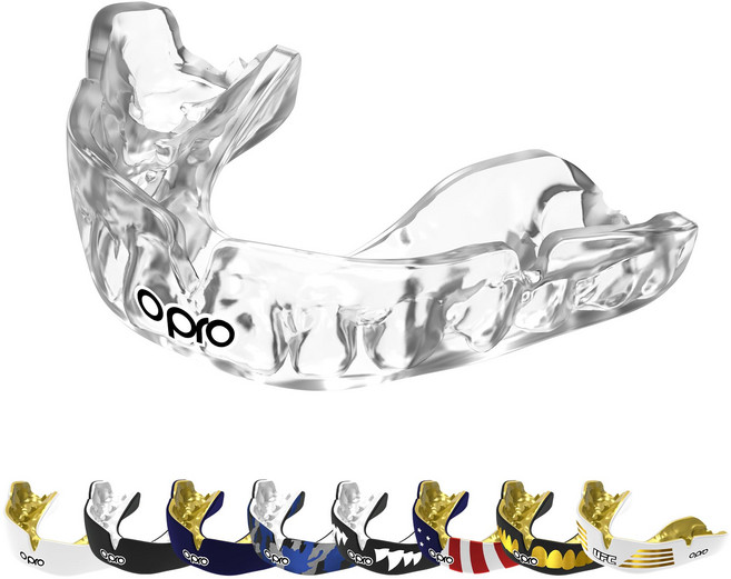 OPRO MMA Jiu Jitsu 마우스 가드 [인스턴트 커스텀 피트] 스포츠 용 마우스