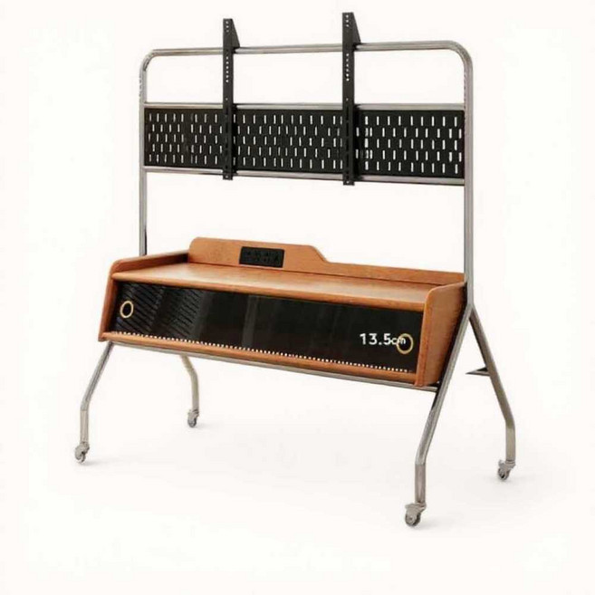 티비 거치대 카트 이동식 서랍장 TV 모니터 걸이대, 100cm 40 - 75인치 거치대