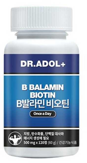 닥터아돌 비오틴 / 에너지 생성 보조제, 1개, 120정