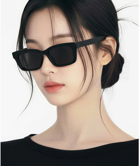 리끌로우 F2189 BLACK 패션 자외선차단 스퀘어 선글라스 남여공용
