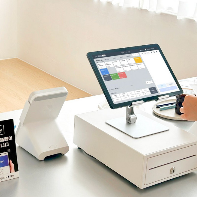 [태블릿포함] 토스프론트 토스터미널 토스포스 토스단말기 미니POS 키오스크 토스플레이스 포스프로그램 애플페이포스기 카드단말기, 1세트, 토스 태블릿패키지