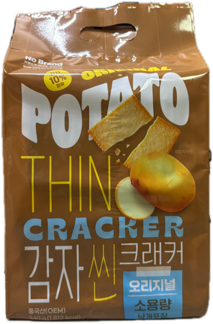 노브랜드 감자씬 크래커 오리지널, 1개, 340g