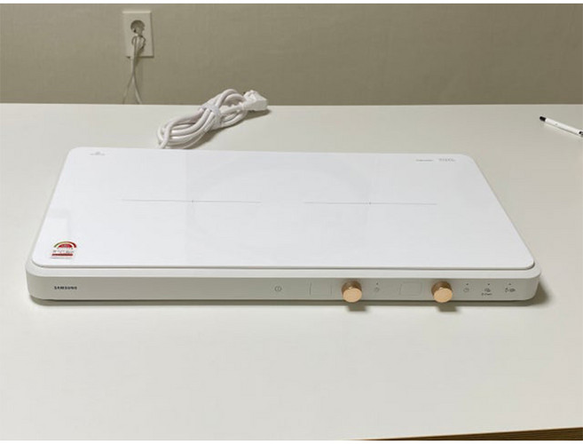 삼성전자 더 플레이트 인덕션 2구 화이트, NZ62DG300CFW, 일반형