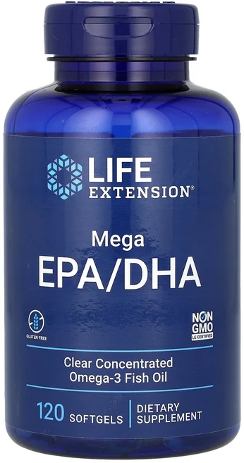 헁복하고 건강하세요 Life Extension 메가 에이코사펜타엔산/DHA 소프트젤 120정(소프트젤 1정당 1000mg) 늘 챙기셔야합니다, LifeExtension메가에이코사펜타엔산DHA소프트젤, 1개 - 쿠팡