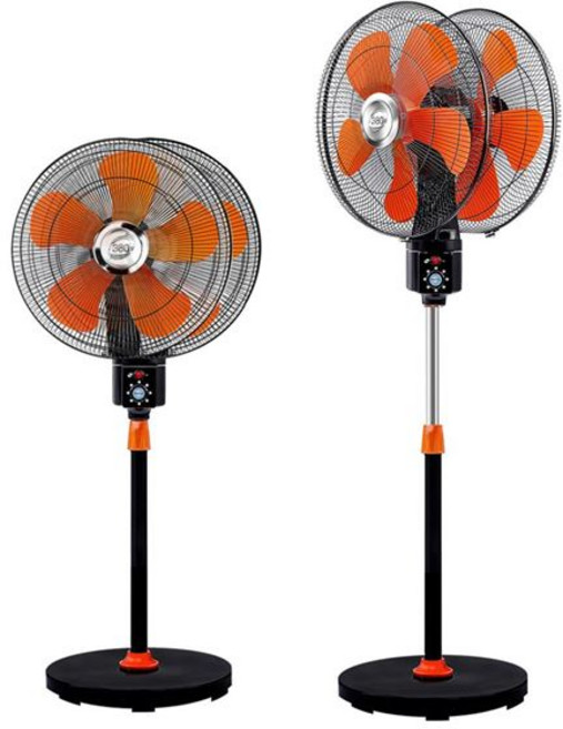 선풍기 5엽 14형 35cm 다와2435 날개 안전망포함 공업용선풍기 양방향선풍기 더블헤드