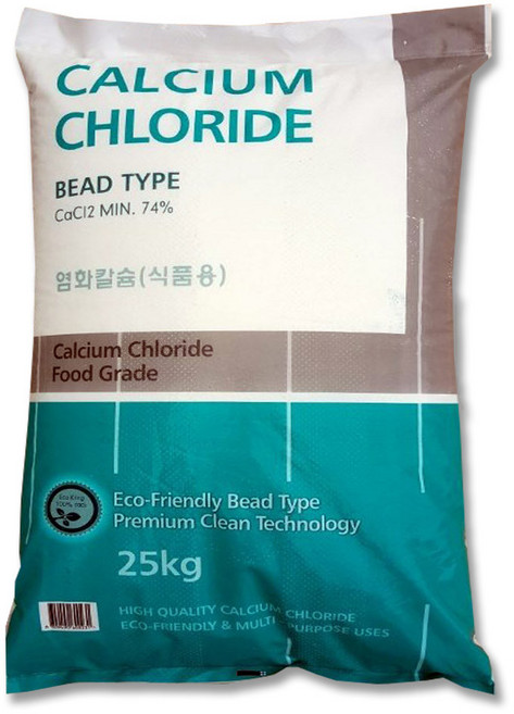 푸리오 구슬형 염화칼슘 25kg 식품용 농업용 제설용, 1개