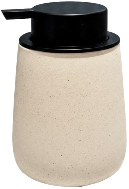 코지 무드 버블형 도자기 디스펜서 460ml, 아이보리, 1개