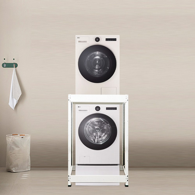 국내제작 건조기 선반 철제 앵글랙 영진앵글 더너음 800x900x1300, 800x900x1100, 화이트, 2단