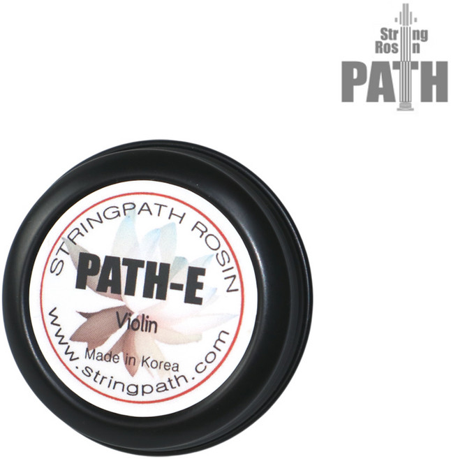 엔스타코 패스 E 바이올린 송진 미니 로진 블랙, 1개