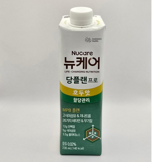 대상웰라이프 뉴케어 당플랜 프로 MPB 플랜 호두맛, 230ml, 20개