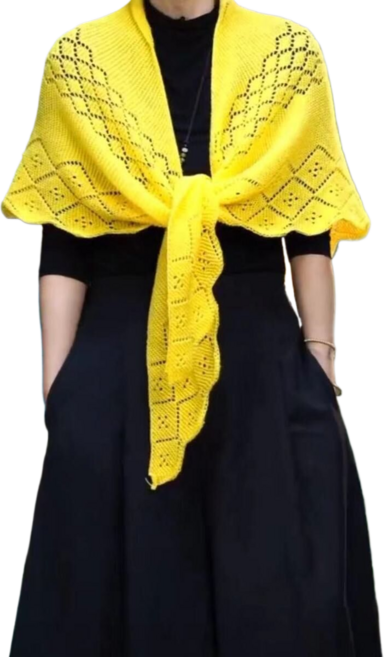 용태원 대형 숄스카프펀칭 스카프 숄 가디건