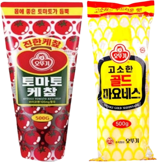 오뚜기 토마토 케찹 500g+골드 마요네스 500g, 500g, 1세트