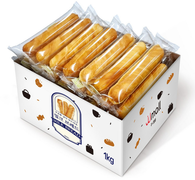 키즈웰 밀크 브래드, 1kg, 1개