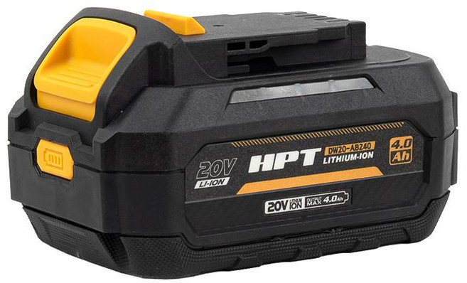 HPT 20V 전동공구 4.0Ah 배터리 디월트 호환 DW20-AB240 배터리 잔량표시, 1개