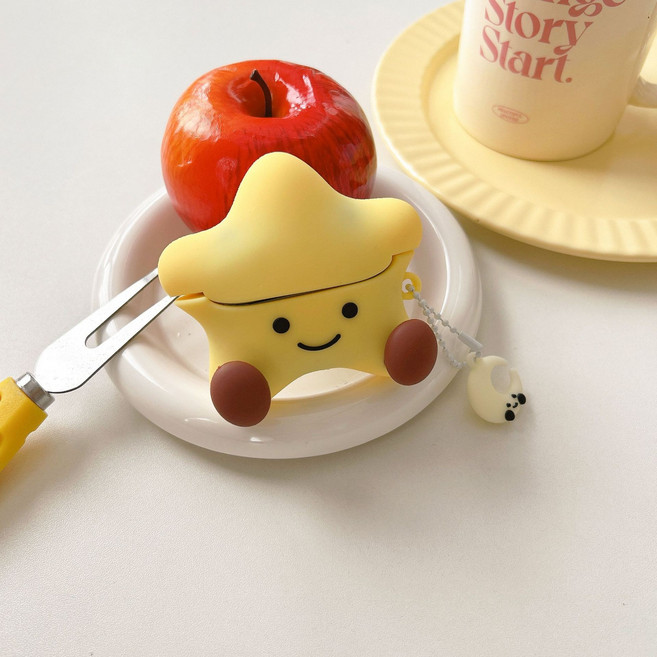 별 버즈3 프로 케이스 buds3 pro, 1개, 옐로우, 버즈3/버즈3프로