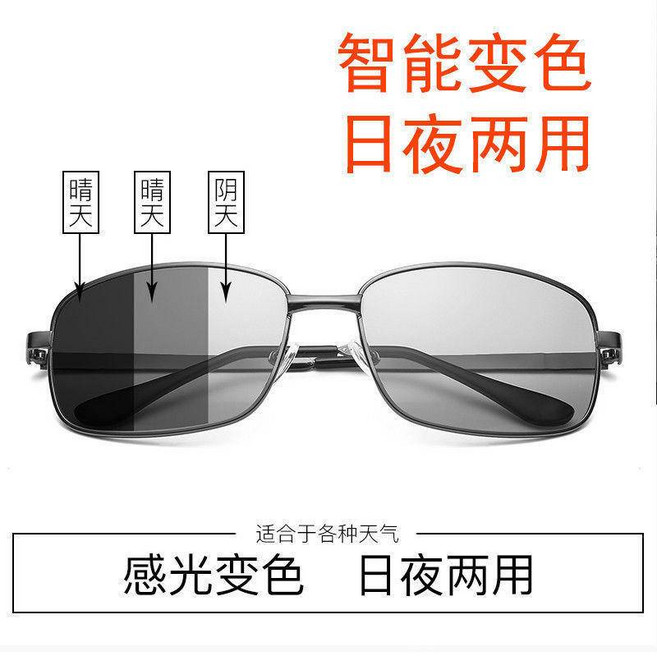 偏光太陽眼鏡 自動變色 駕駛專用 UV400 抗眩光 日夜兩用