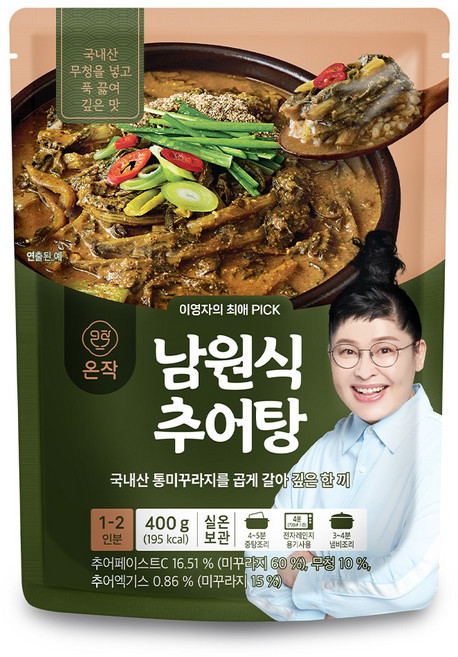 [온작]이영자 남원식 추어탕, 400g, 1개