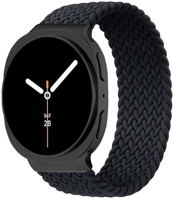 티엑스엘엑스 갤럭시워치 8 클래식 솔로루프 스트랩, 1개, 블랙 M