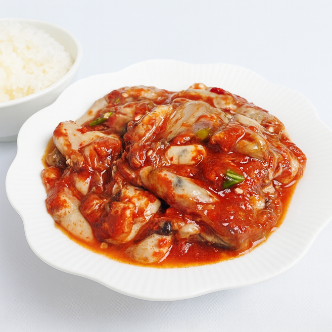 [통영양념어리굴젓] 포텐농가 통영 어리굴젓 밥도둑, 1박스, 통영양념어리굴젓 330g*2