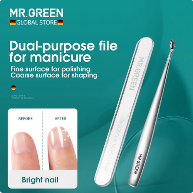 [미스터그린 공식몰] 네일큐티클제거기 MR-2184 네일푸셔 독일의료용스테인레스, 1세트, 스테인레스