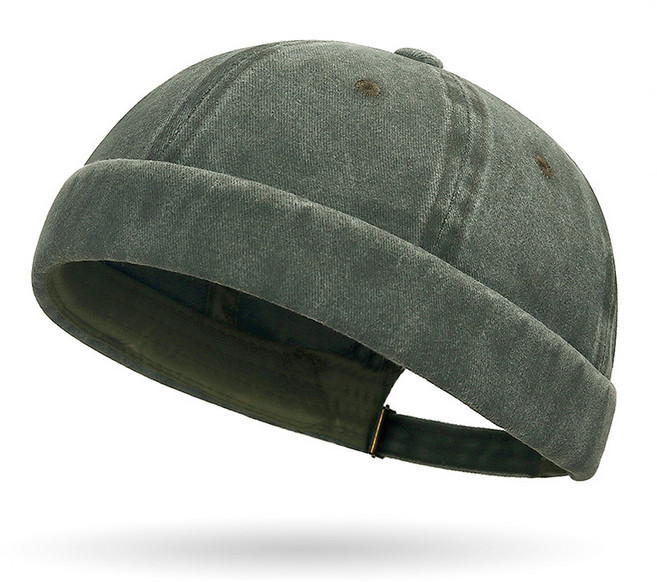 라라티와이 펠라 남여공용 와치캡 데님 골무 레옹 챙없는 모자