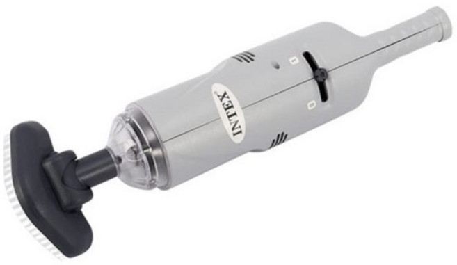 Intex 인텍스 수영장 청소기 28620EP 그레이 Intex 28620EP Handheld Rechargeable Spa Pool Vacuum, 기본, 기본