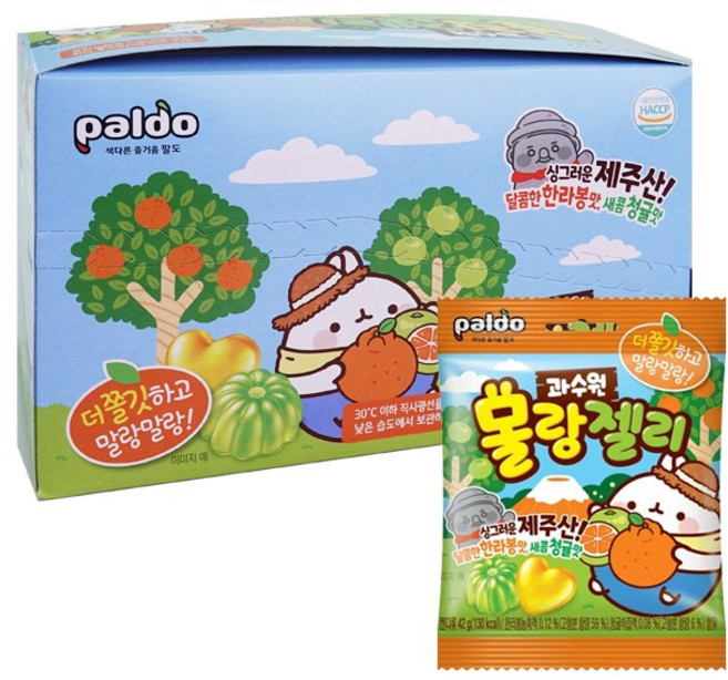 팔도 과수원 몰랑젤리, 42g, 10개