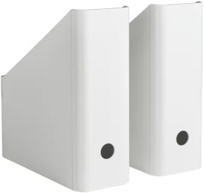 이케아 파일박스 파일꽂이 책장 2개입 세트 플라스틱 쿠기스