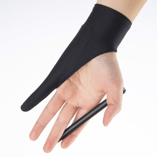 1+1 터치 오류 방지 드로잉 장갑 태블릿 패드 한 손 두손 일러스트 그림, 고급형S_1+1