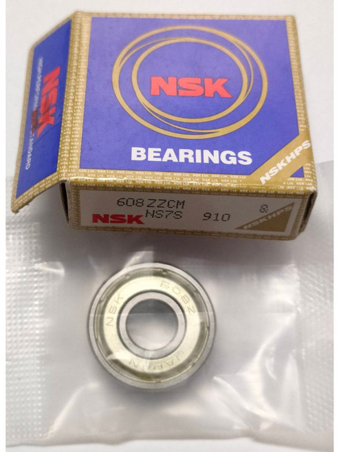 培林 小徑滾珠軸承 8*22*7mm 雙面鐵蓋軸承, 1個, NSK 608ZZ培林(一個)