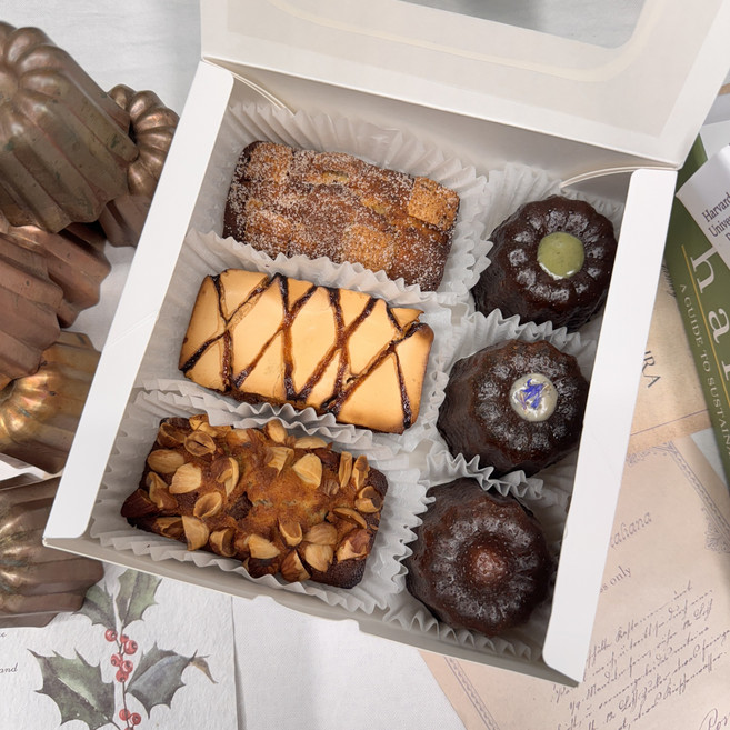 콤보박스2 스무하루 휘낭시에 까눌레 6개 구성 고급 선물용 SET 구움과자 선물세트 답례품, 55g