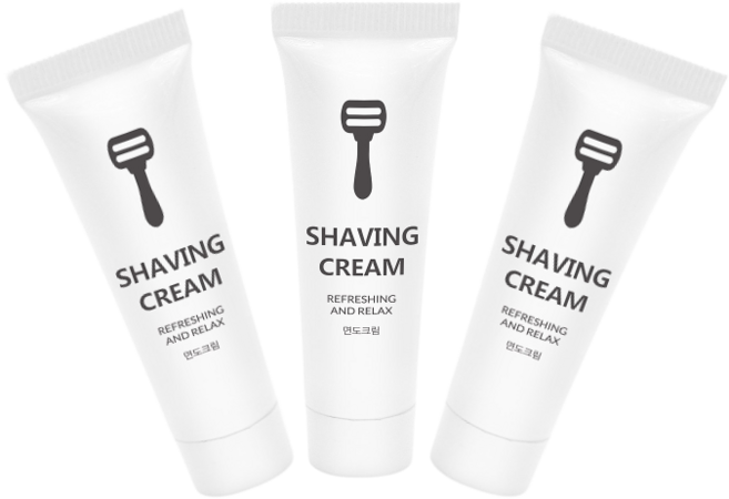 일회용 면도크림 쉐이빙크림, 30개, 10g