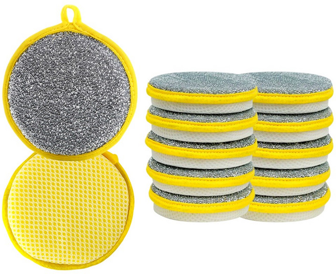 마이너컴퍼니 양면 무흡집 수세미, 1세트, 10개