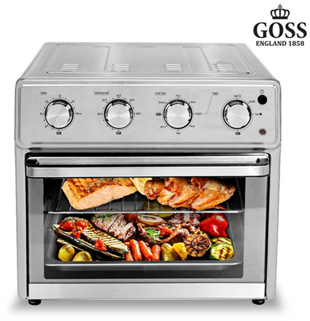 고스 25L 오븐 보이는에어프라이어 GS-OV250N 오븐형에어프라이어 가정용