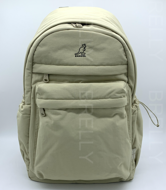 캉골 시즌신상 에센셜 플러스 라운드 배낭 백팩 가방 (라이트베이지)