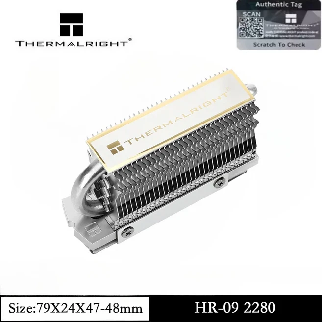 Thermalright HR10 2280 PRO BLACK SSD 쿨러 방열판 냉각 양면 데스크탑 고성능, 02 HR-09 2280