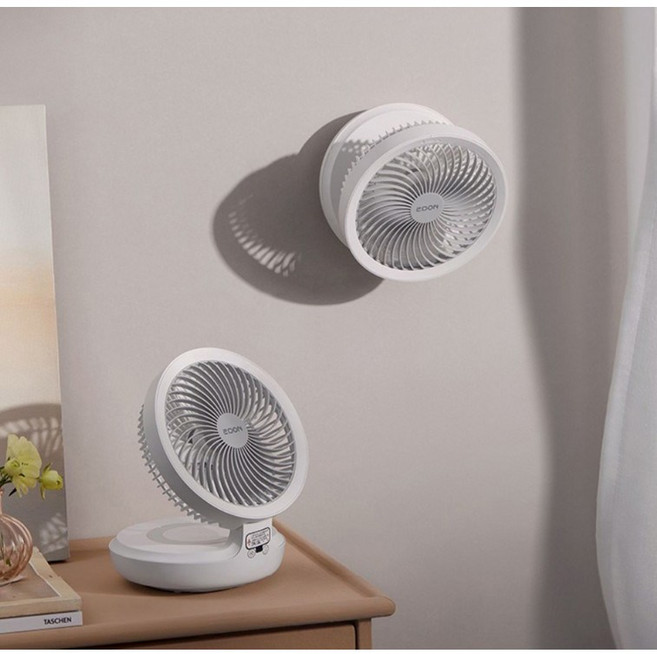 리메코 무선 접이식 미니 서큘레이터 무타공 벽걸이 선풍기
