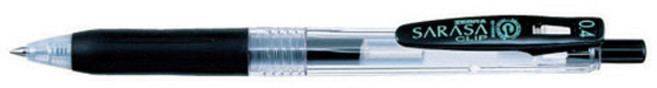 제브라 사라사클립펜 0.4mm 흑 JJS15-BK, 1개, S510181-흑