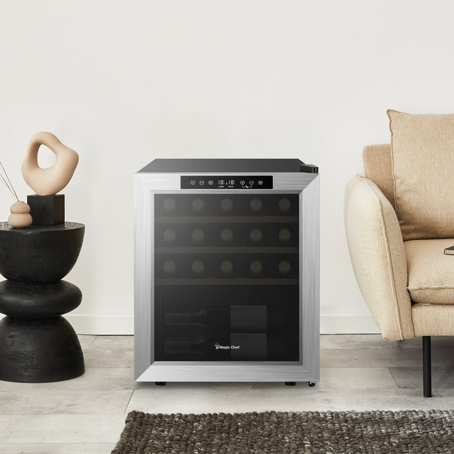 매직쉐프 와인셀러 냉장고 가정용 대용량 18병 60L, 매직쉐프 와인냉장고