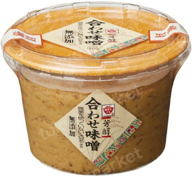 마스야미소 호준 무첨가 아와세미소 일본 된장 미소된장 (500g), 1개, 500g