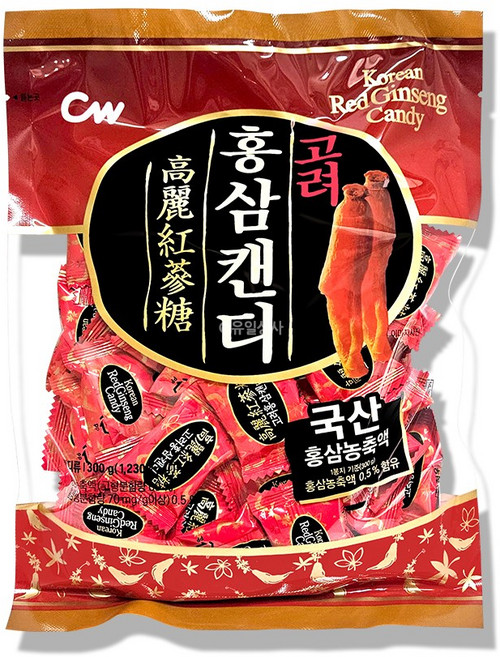 청우 홍삼캔디 300g x 12개 / 사탕 과자 간식