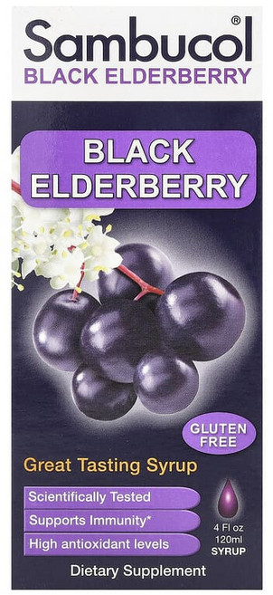 삼부콜 블랙 엘더베리 오리지널 포뮬러 120ml, 1개