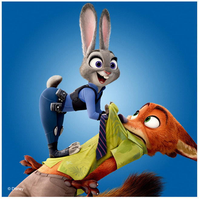 디즈니 주토피아 보석십자수 캔버스 25x25cm DBS510, 혼합색상, 1개