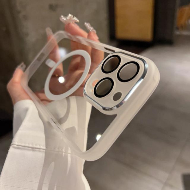 磁吸無線充電手機殼 防滑邊防摔殼