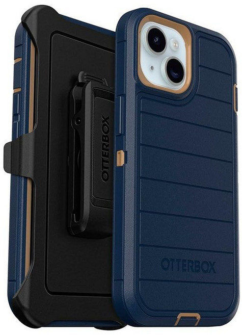 OtterBox 아이폰 17e 및 아이폰 16e (전용) - 디펜더 시리즈 케이스 - 블랙 - 스크린리스 - 견고하고 내구성 - 포트 보호 기능 포함 - 홀스터 클립 포함 -