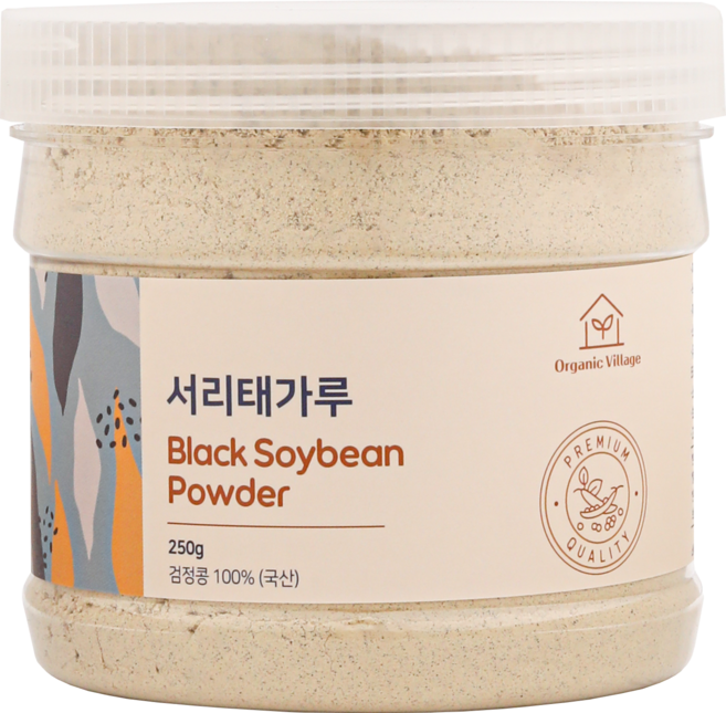자연고을 국산 100% 서리태 검은콩 가루 볶은 검은 콩가루, 1개, 250g