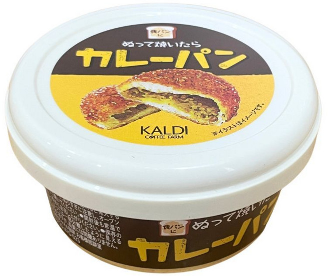 KALDI 咖哩麵包 吐司抹醬, 1個, 110g